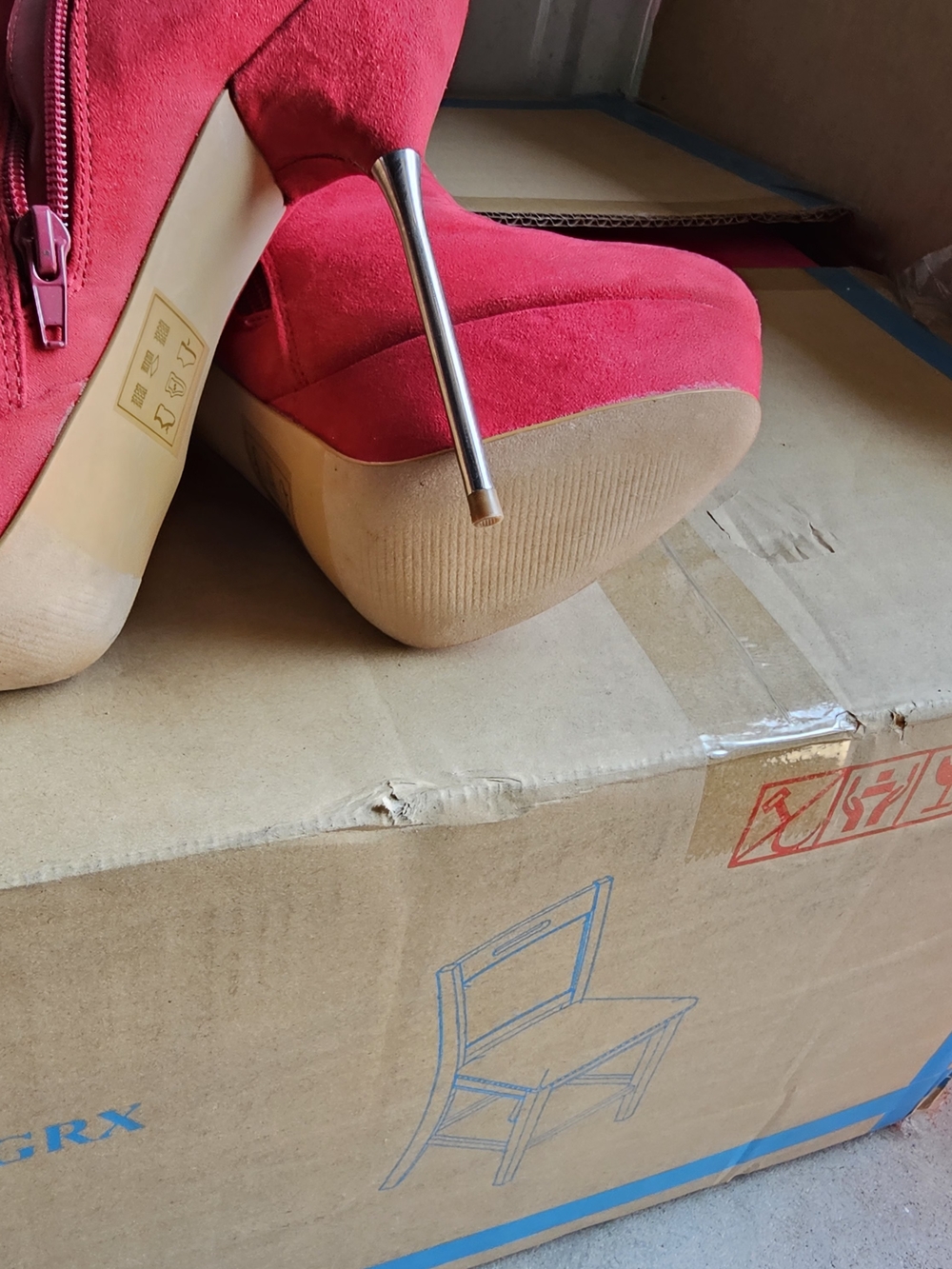Shoe Dazzle Hot Pink Suede Stiletto Booties